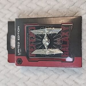 Disney Parks Star Wars Tie Fighter 'Defend The Galaxy' jumbo pin Galaxy's Edge.